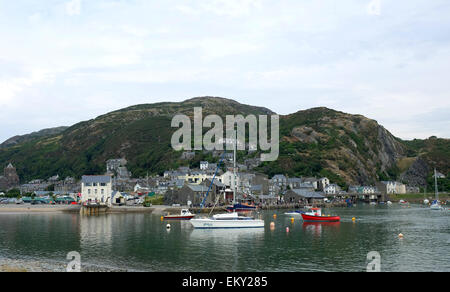 Le port de North Wales Barmouth Banque D'Images