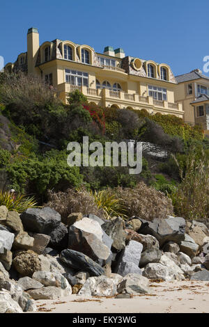 Immobilier de luxe côtières au strand Dana Point en Californie Banque D'Images