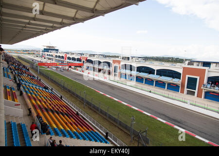 ISTANBUL, TURQUIE - 25 octobre 2014 : Circuit d'Istanbul Park au cours de Ferrari Racing Days Banque D'Images