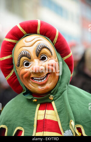 Narrensprung Ravensburg, Swabian-Alemannic Fastnacht, Ravensburg, en Haute Souabe, Bade-Wurtemberg, Allemagne Banque D'Images