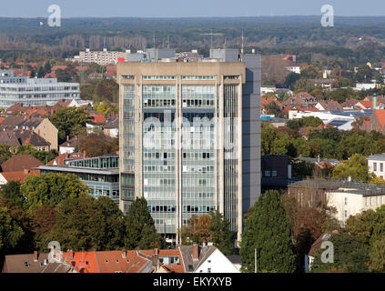 La technologie de l'Université de Braunschweig, bâtiment d'architecture de grande hauteur, Braunschweig, Basse-Saxe, Allemagne Banque D'Images