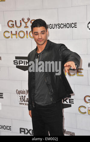 LOS ANGELES, CA - 3 juin 2012 : Christopher Van Damme (fils de Jean-Claude Van Damme) à Spike TV's Guys Choice Awards 2012 sur Sony Studios, Culver City, CA. Banque D'Images