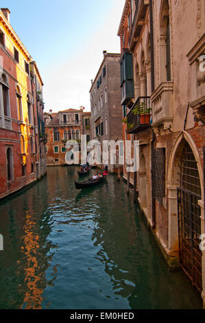 Italie Venise vue pittoresque inhabituelle Banque D'Images