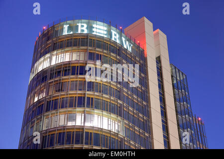 Bureau Détail des capacités Heilbronner Strasse, LBBW-banque siège à Stuttgart, Bade-Wurtemberg, Allemagne Banque D'Images