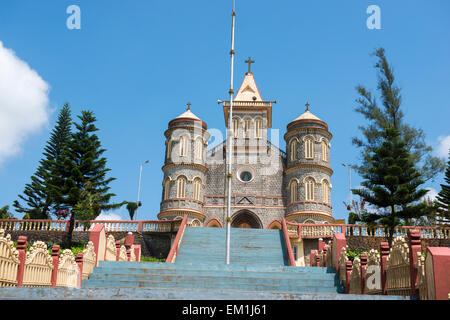 Pattumala Matha Eglise et centre de pèlerinage au Kerala, en Inde Banque D'Images