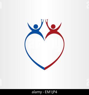 Couples mariage amour cheers célébration nuptiale symbole de l'engagement mariage deux Illustration de Vecteur