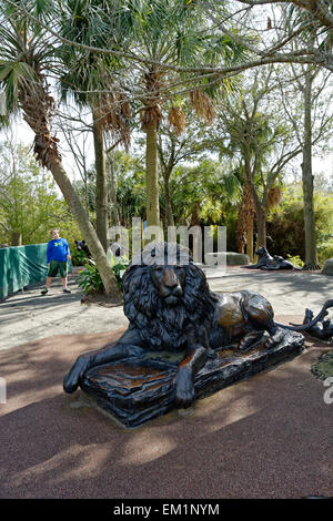 Monkey Hill, Point le plus élevé de la Nouvelle Orléans, Audubon Zoo, La Nouvelle-Orléans, Louisiane, Etats-Unis Banque D'Images