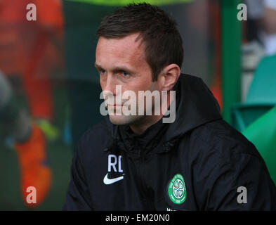 Glasgow, Ecosse. Apr 15, 2015. Scottish Premiership. Celtic contre Kilmarnock. Ronny Deila crédit manager Celtique : Action Plus Sport/Alamy Live News Banque D'Images