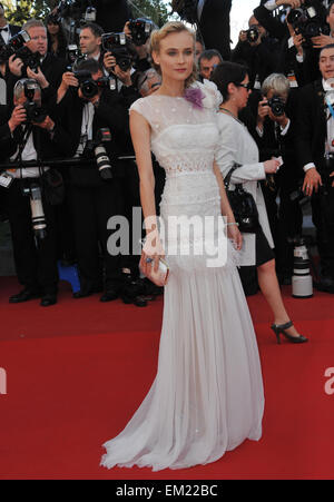 CANNES, FRANCE - 22 MAI 2012 : Diane Kruger à la première de 'Tuer doux' à Cannes. 22 mai 2012, Cannes, France Banque D'Images