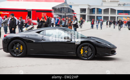 ISTANBUL Turquie 25 octobre 2014 paddock Ferrari Ferrari Racing Days Circuit d'Istanbul Park Banque D'Images