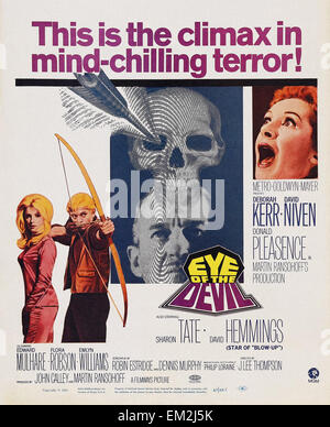 Eye of the Devil - Movie Poster Banque D'Images