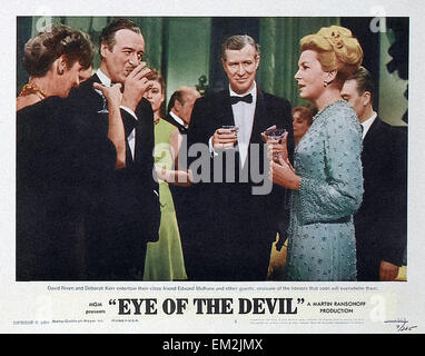 Eye of the Devil - Movie Poster Banque D'Images