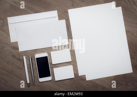 Modèle de conception de l'identité de l'entreprise Banque D'Images