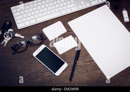 Modèle de conception de l'identité de l'entreprise Banque D'Images