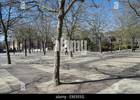 St Martins square dans le centre-ville de Basildon. Banque D'Images
