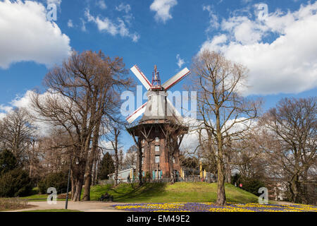 Moulin historique dans la ville de Bremen, Allemagne Banque D'Images