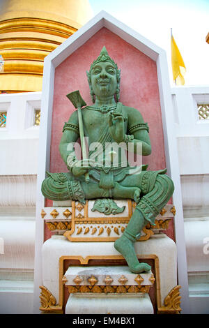 Siddharta dans le temple bangkok Asie Thaïlande résumé étape croix palais wat Banque D'Images