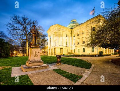 Raleigh, Caroline du Nord, USA State Capitol Building. Banque D'Images