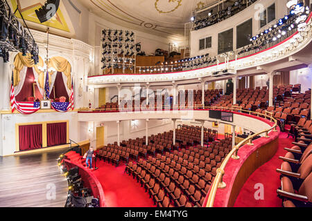 Ford's Theater historique. Le théâtre est célèbre comme le lieu de l'assassinat le président Abraham Lincoln en 1865. Banque D'Images