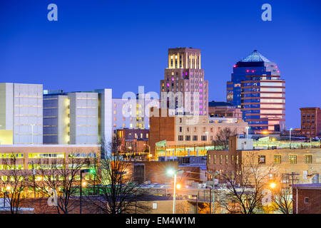 Durham, North Carolina, USA Centre-ville de la ville. Banque D'Images