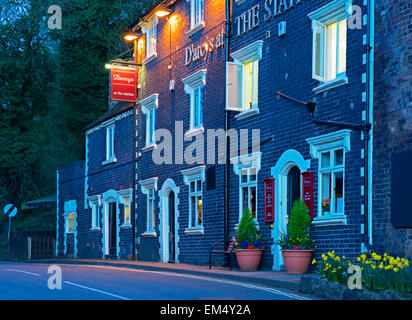 Darcey's à la gare, un restaurant à Telford, Shropshire, England UK Banque D'Images