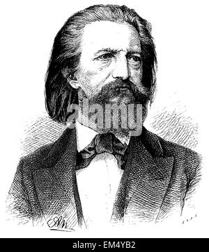 Julius Waldemar Grosse ( né le 25 avril 1828 ) Banque D'Images