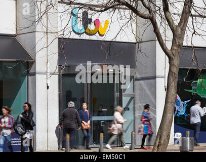 Centre de Télévision / ITV Studios - Rez-de, South Bank, Londres Banque D'Images