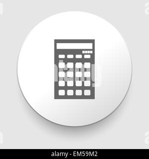 L'icône Calculatrice de vecteurs Banque D'Images