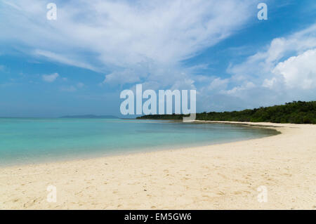 Kondoi Beach dans l'île de Taketomi, Okinawa Japon Banque D'Images