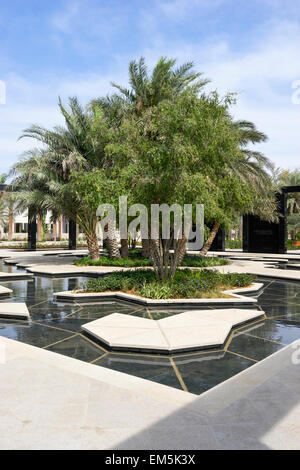 La sagesse au jardin Nouveau Mushrif Park Central à Abu Dhabi Emirats Arabes Unis Banque D'Images