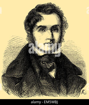 Justus von Liebig (12 mai 1803 - 18 avril 1873), chimiste allemand Banque D'Images