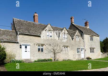 Cotswold stone cottages traditionnels en colporteurs Hill,Bibury, près de Cirencester Banque D'Images