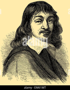 René Descartes (1596 - 1650), philosophe, mathématicien, physicien et écrivain Banque D'Images