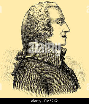 Adam Smith (1723-1790), pionnier de l'économie et de l'auteur écossais Banque D'Images