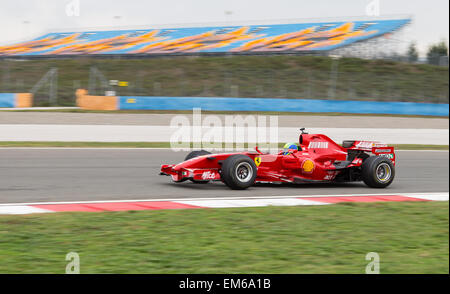 ISTANBUL Turquie 26 octobre 2014 F1 Location F1 Clienti au cours de Ferrari Racing Days Circuit d'Istanbul Park Banque D'Images