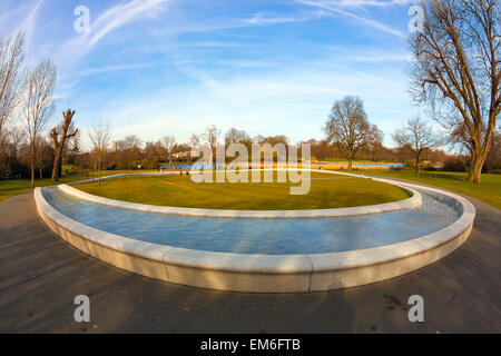 Diana Memorial Fountain, Hyde Park, London Banque D'Images