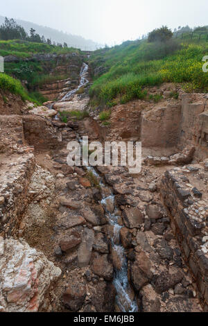 Ruines de l'antique Israël, Tibère sur mer de Galilée ; Tibère ancienne Banque D'Images