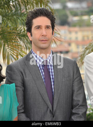 CANNES, FRANCE - 18 MAI 2012 : David Schwimmer au photocall pour son nouveau film 'Madagascar 3 : Europe's Most Wanted" à Cannes. 18 mai 2012, Cannes, France Banque D'Images