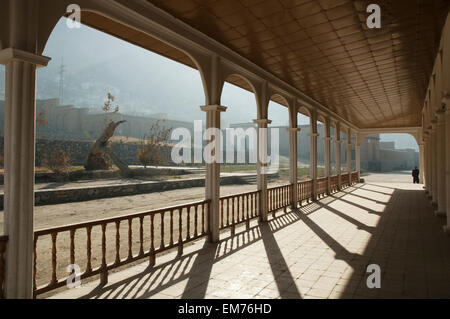 Portique pavillon Bagh-I-Babur Shah (Babur's Garden) - Kaboul, Afghanistan, Banque D'Images