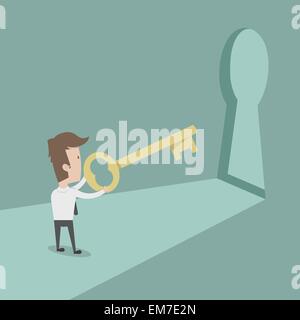 Homme d'affaires à succès Illustration de Vecteur