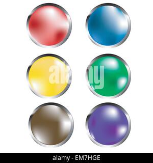 Boutons Web Illustration de Vecteur