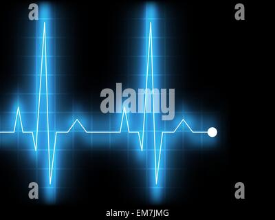 Électrocardiogramme. EPS 8 Illustration de Vecteur