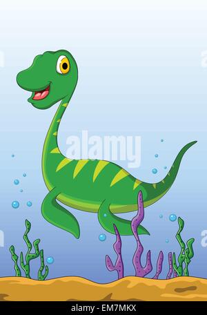 Caricature de dinosaures Illustration de Vecteur