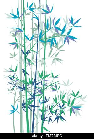 branches de bambou Illustration de Vecteur