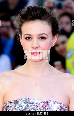 Carey Mulligan assiste à la première mondiale de loin de la foule à BFI Southbank, Londres. 15/04/2015/photo alliance Banque D'Images