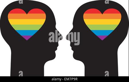 Amour gay Illustration de Vecteur