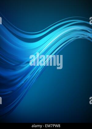 Blue Wave abstract background. EPS 8 Illustration de Vecteur