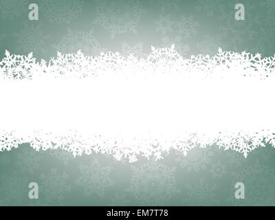 Fond d'hiver avec des flocons de neige. EPS 8 Illustration de Vecteur