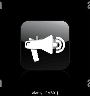 Vector illustration de seul megaphone icon Illustration de Vecteur