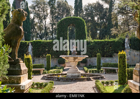 Villa La Pietra, Florence, Italie. Une fois la maison de Sir Harold Acton, qui appartient maintenant à l'Université de New York Banque D'Images